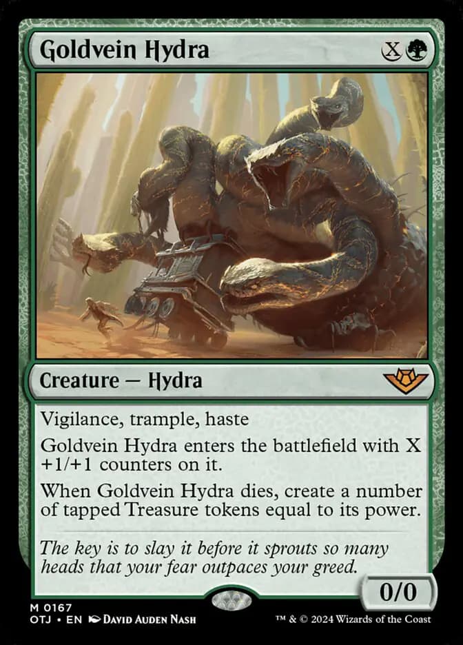 Card image of Goldvein Hydra