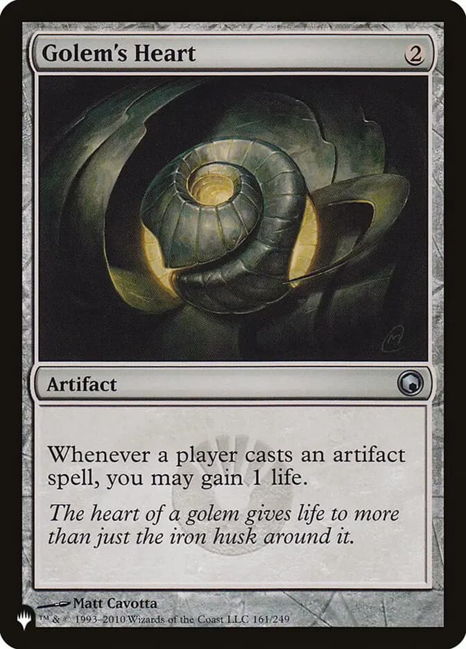 Card image of Golem's Heart