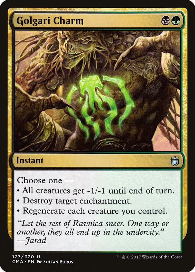Card image of Golgari Charm