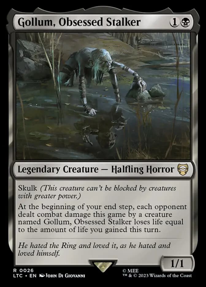 Card image of Gollum, Obsessed Stalker