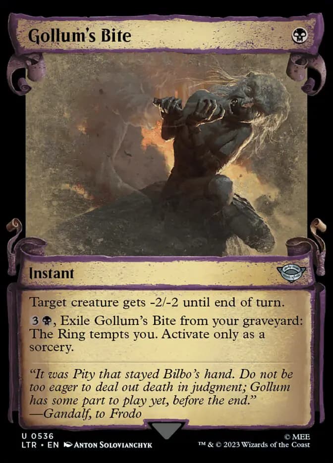 Card image of Gollum's Bite