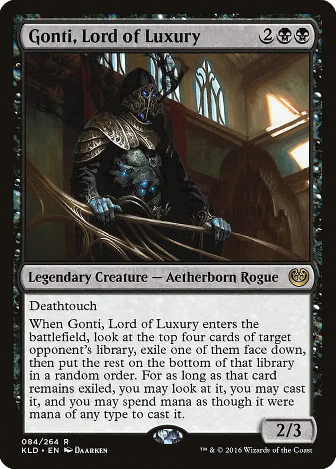 Card image of Gonti, Lord of Luxury