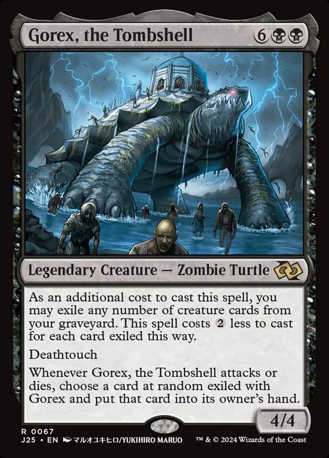 Card image of Gorex, the Tombshell