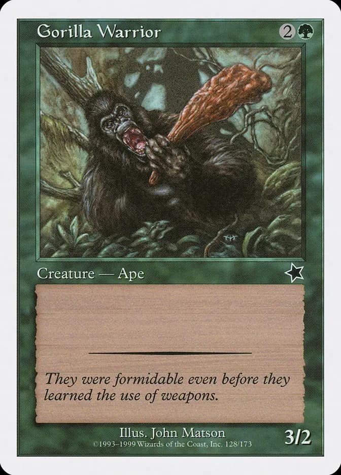 Card image of Gorilla Warrior