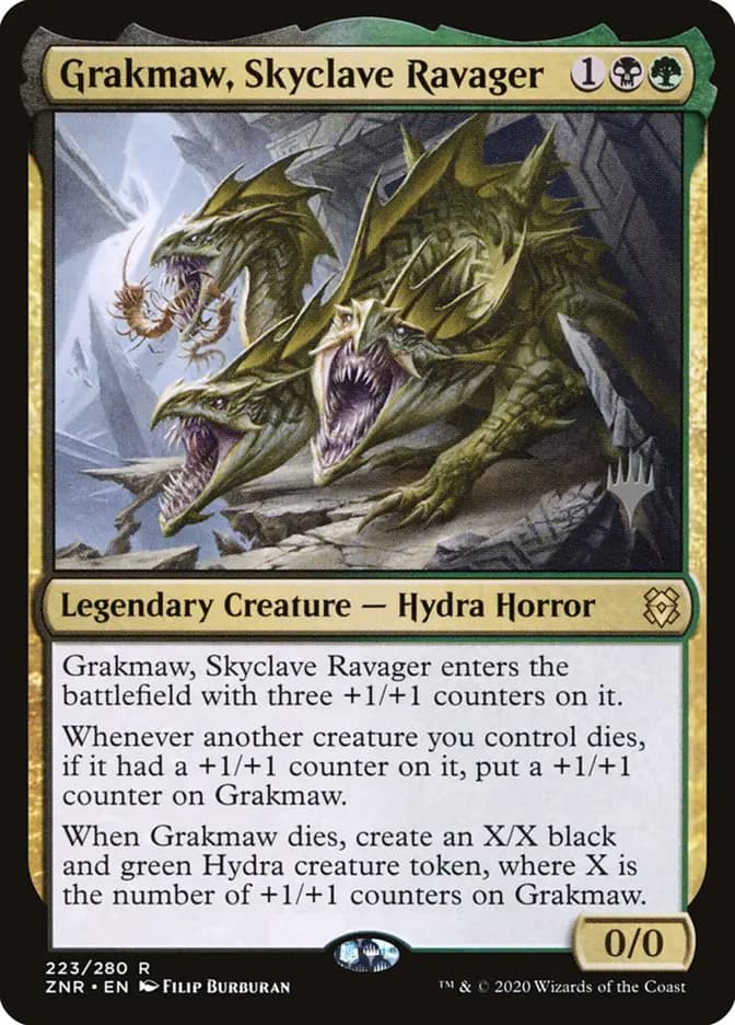 Card image of Grakmaw, Skyclave Ravager