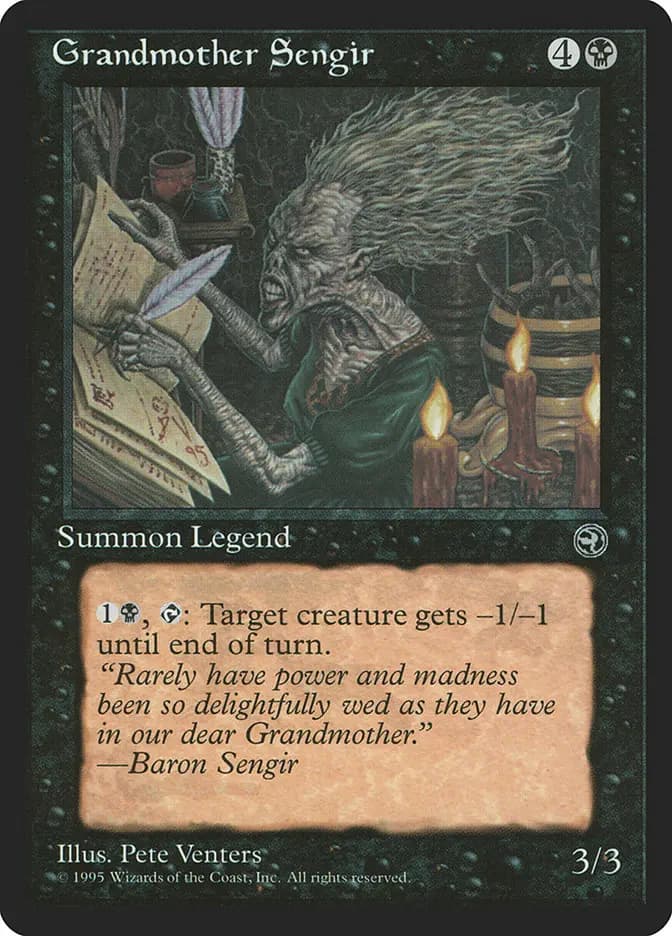 Card image of Grandmother Sengir