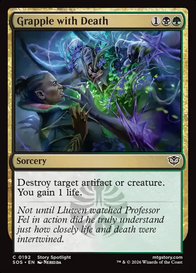 Card image of Grapple with Death