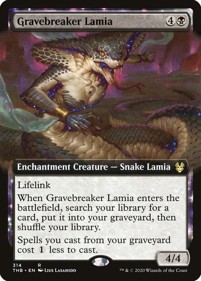 Card image of Gravebreaker Lamia
