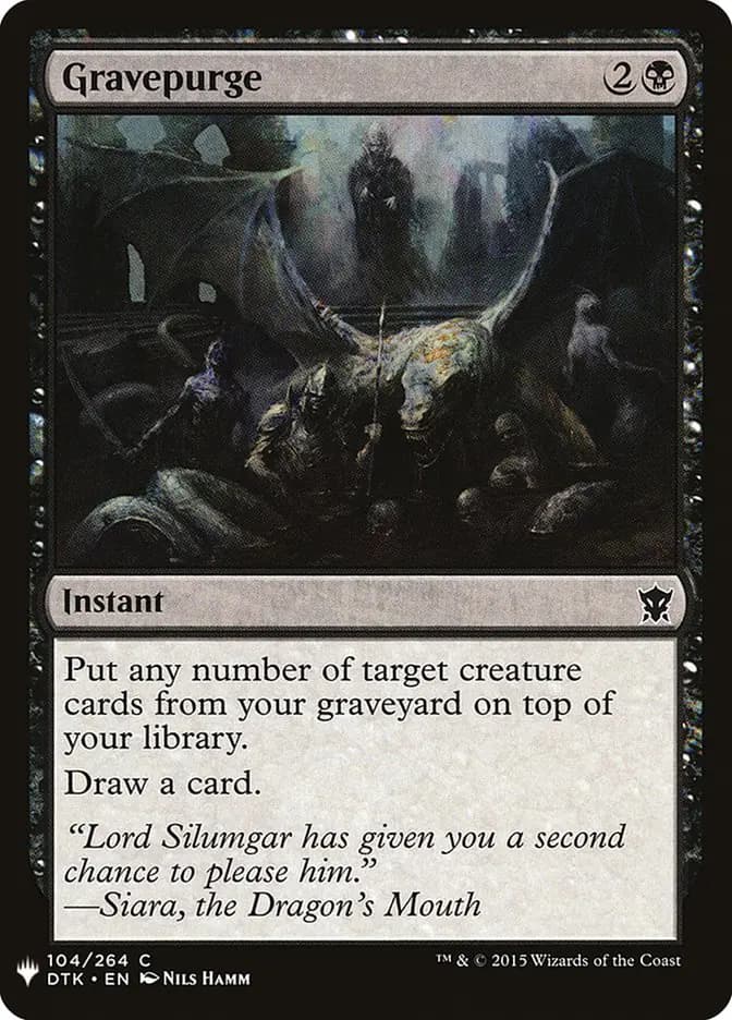 Card image of Gravepurge