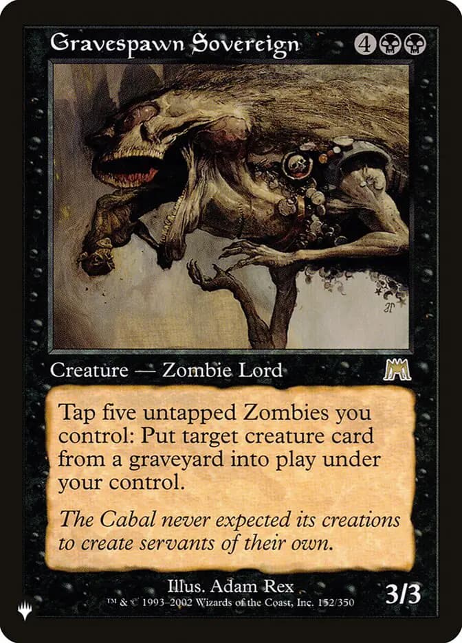 Card image of Gravespawn Sovereign