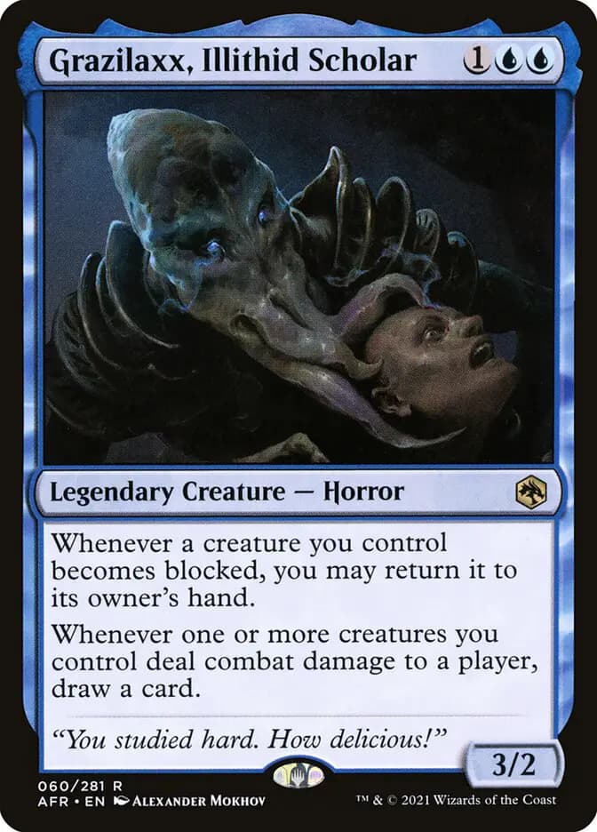 Card image of Grazilaxx, Illithid Scholar