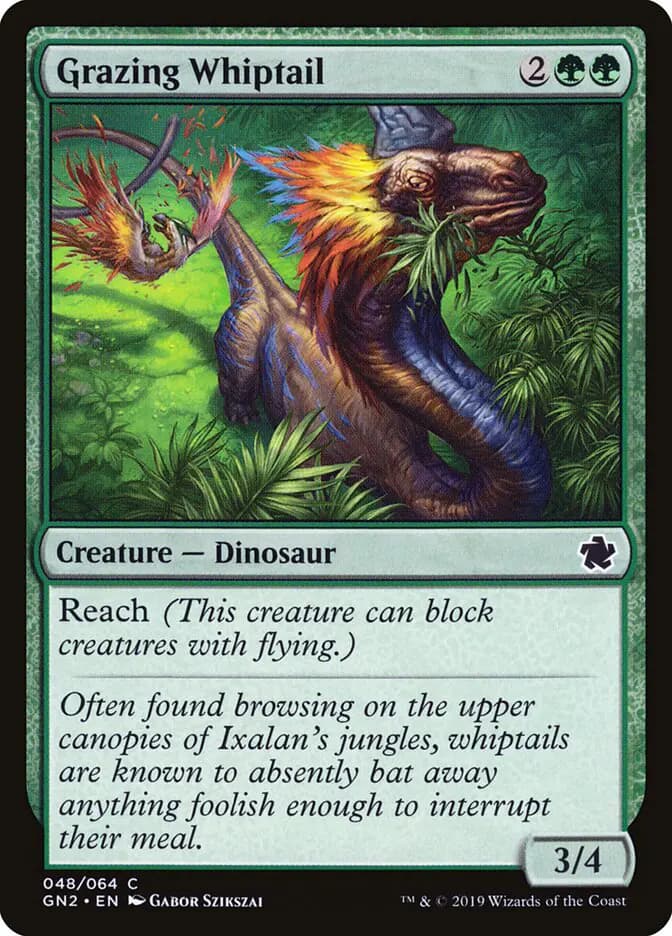 Card image of Grazing Whiptail