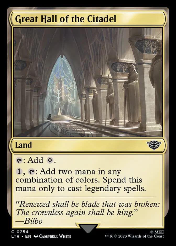Card image of Great Hall of the Citadel