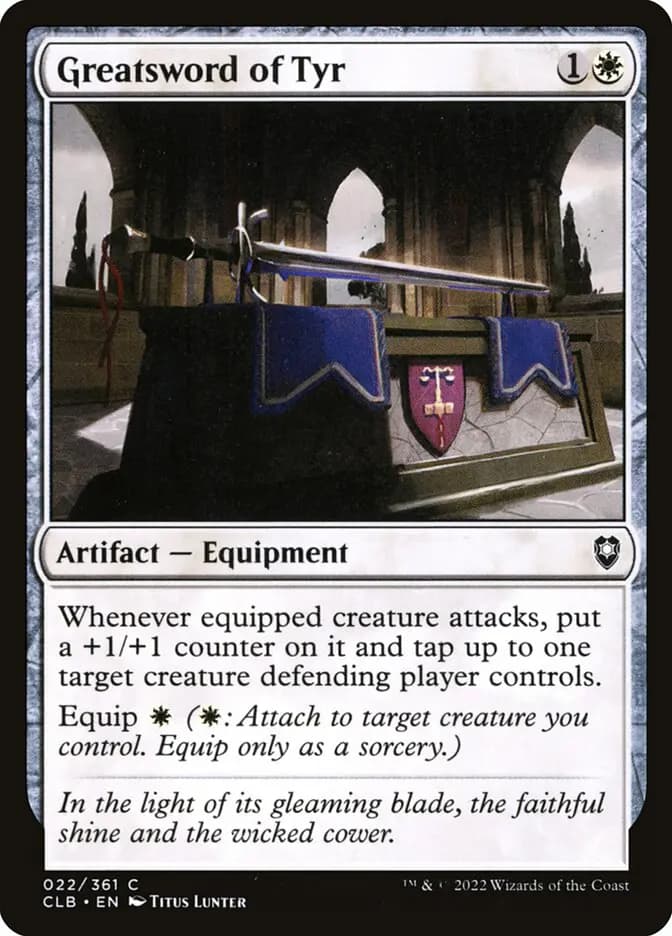 Card image of Greatsword of Tyr