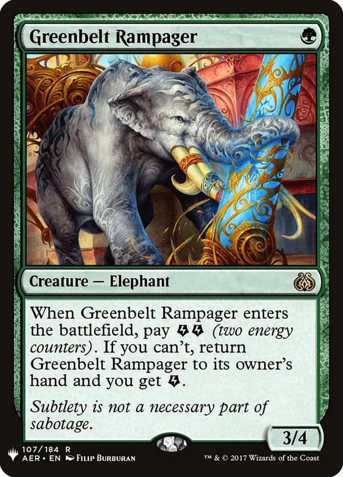 Card image of Greenbelt Rampager