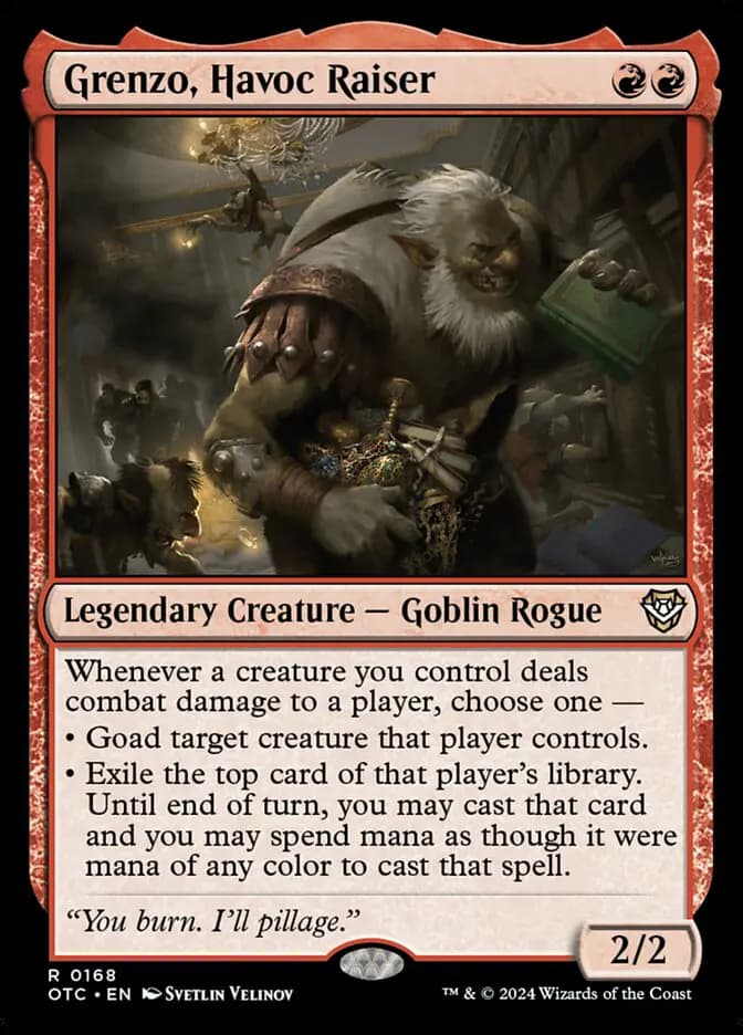 Card image of Grenzo, Havoc Raiser