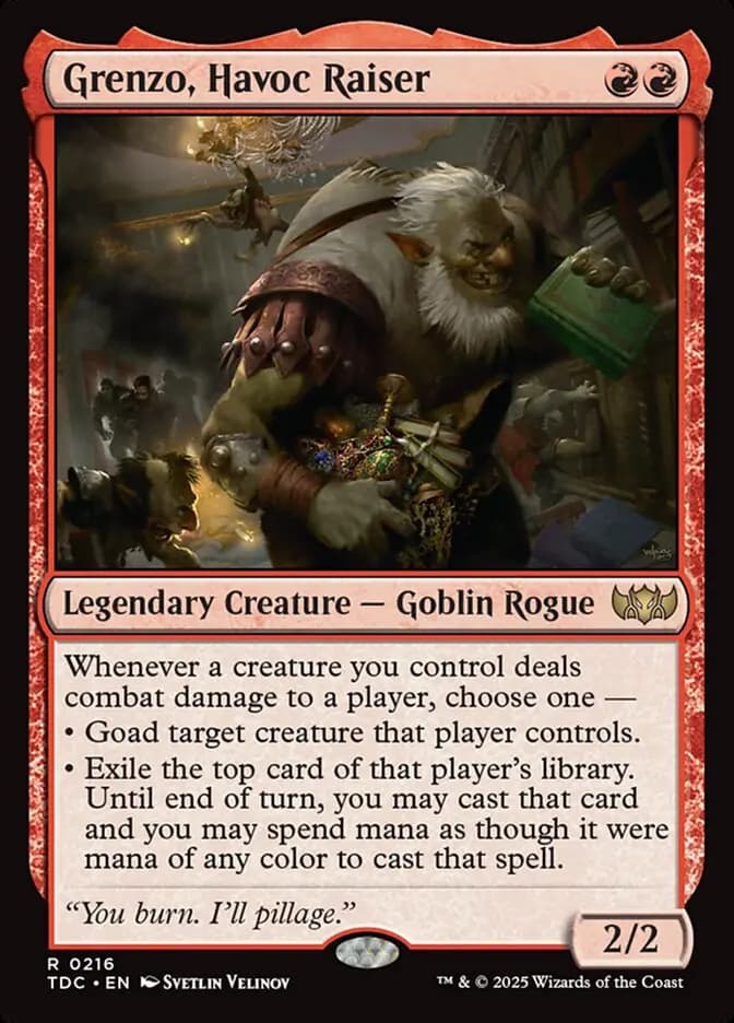 Card image of Grenzo, Havoc Raiser