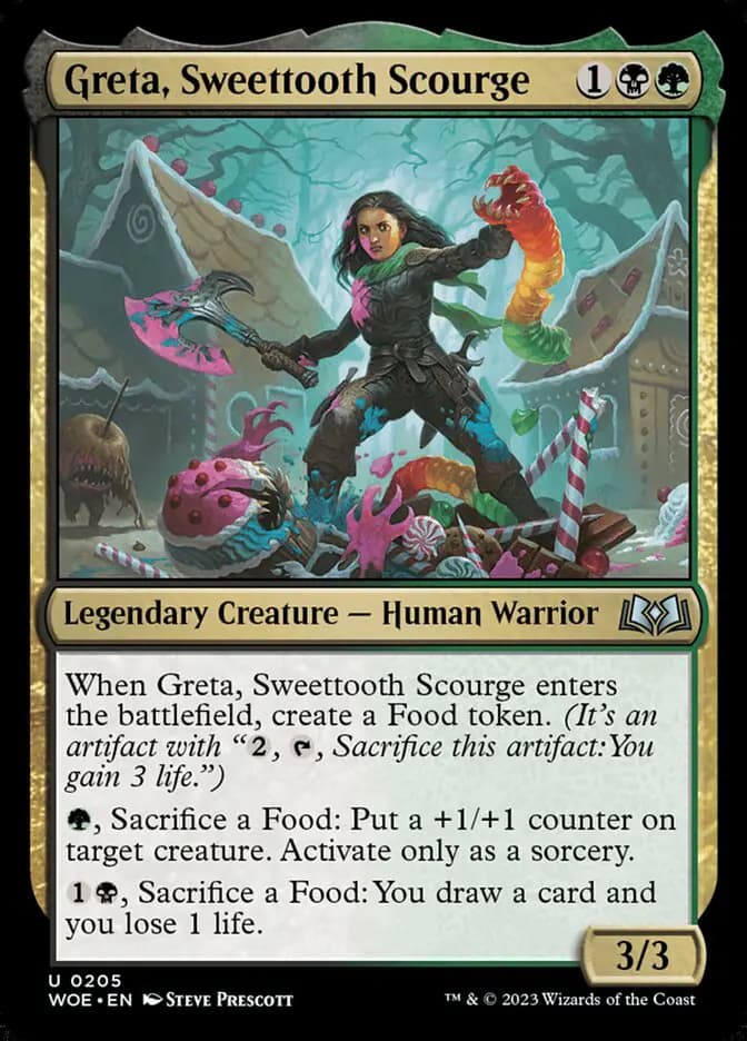 Card image of Greta, Sweettooth Scourge