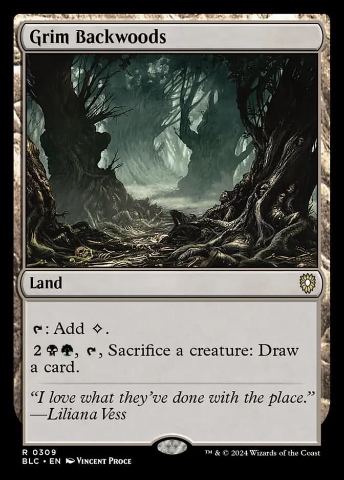 Card image of Grim Backwoods