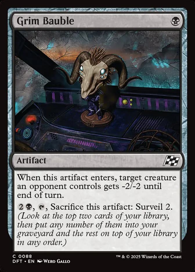 Card image of Grim Bauble