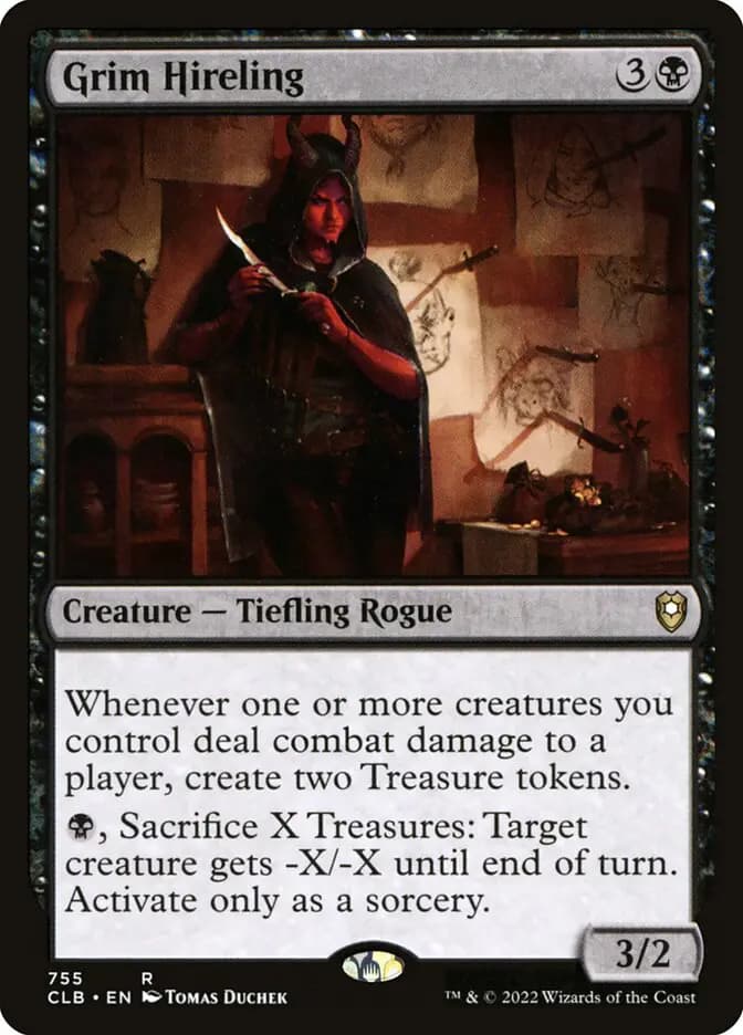 Card image of Grim Hireling