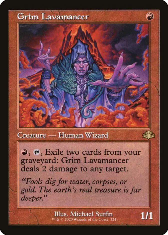 Card image of Grim Lavamancer