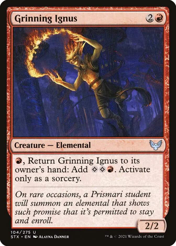 Card image of Grinning Ignus