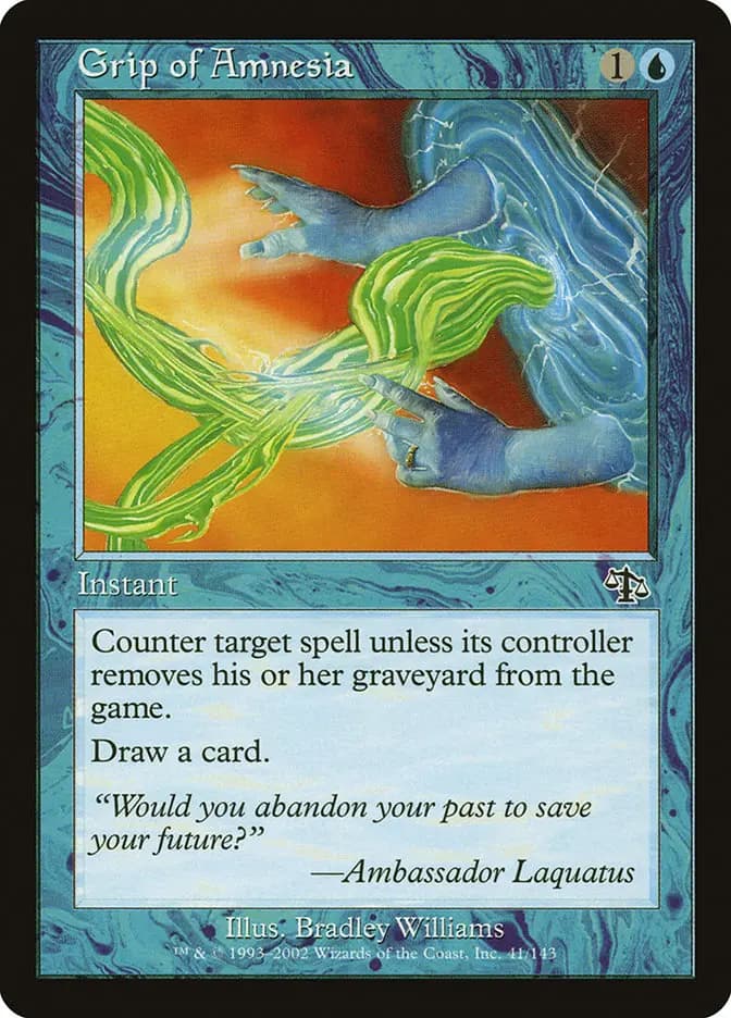Card image of Grip of Amnesia