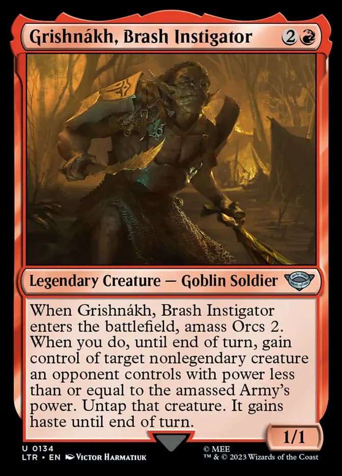 Card image of Grishnákh, Brash Instigator