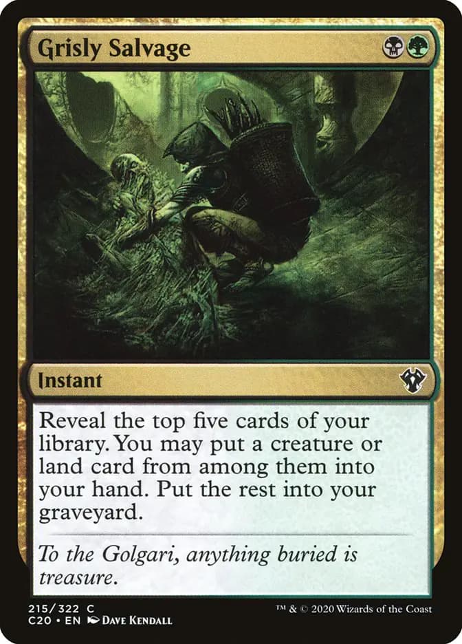Card image of Grisly Salvage