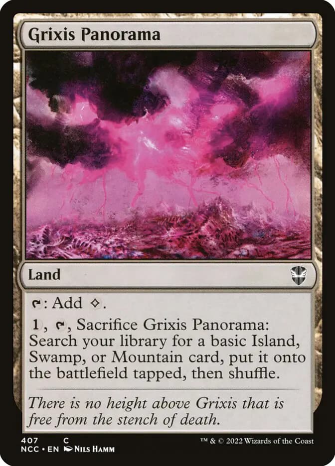 Card image of Grixis Panorama