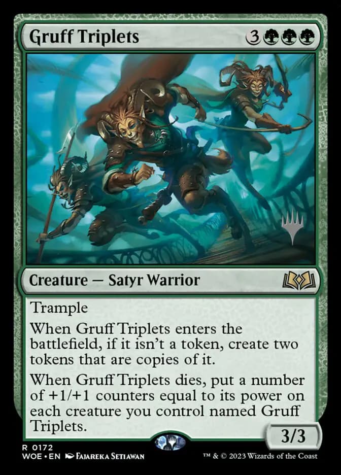 Card image of Gruff Triplets