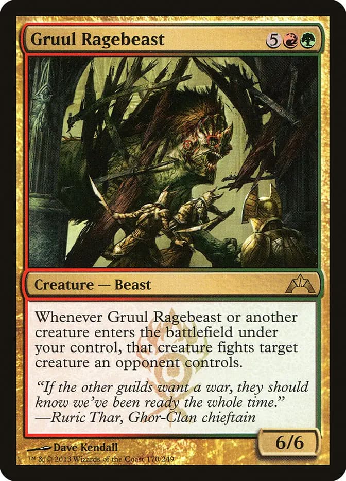 Card image of Gruul Ragebeast