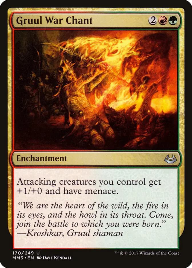 Card image of Gruul War Chant
