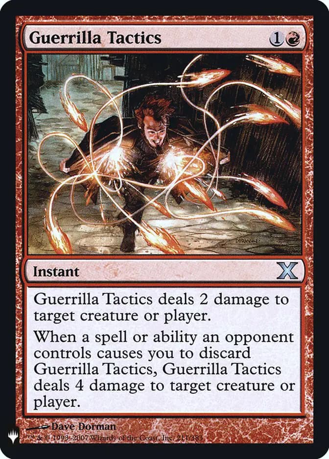 Card image of Guerrilla Tactics
