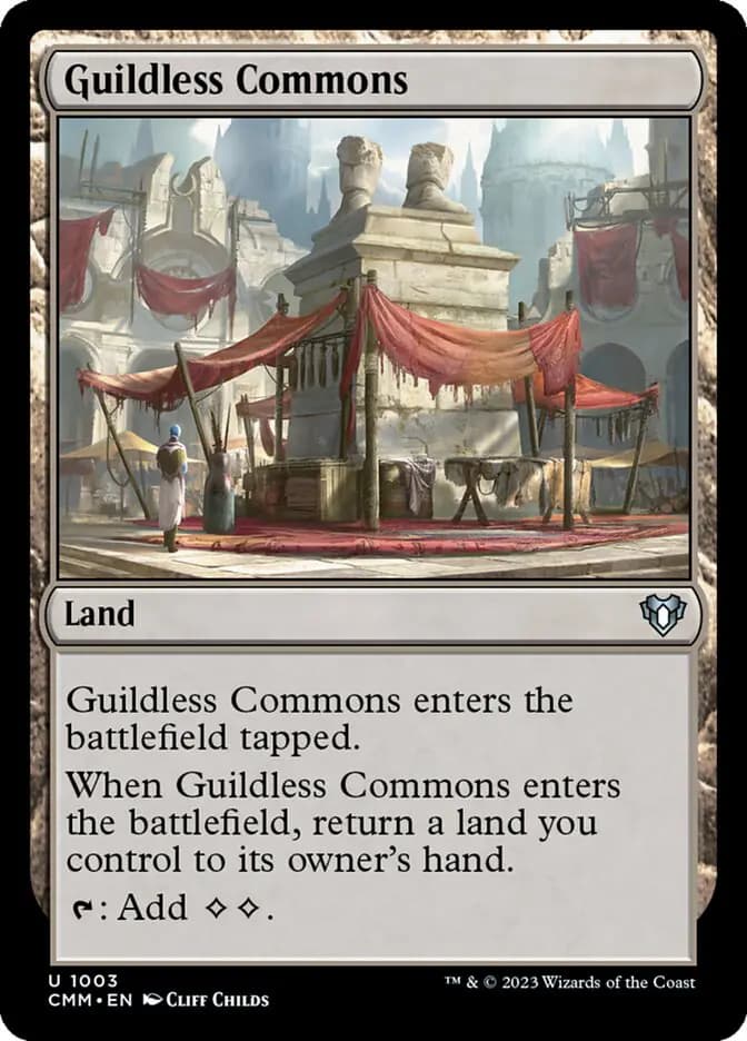 Card image of Guildless Commons