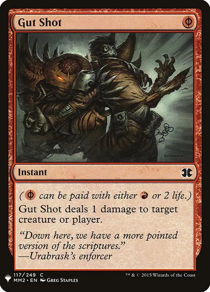 Card image of Gut Shot