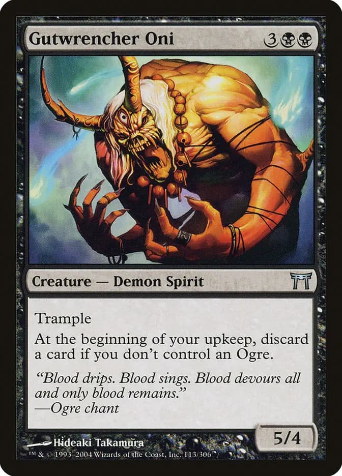 Card image of Gutwrencher Oni