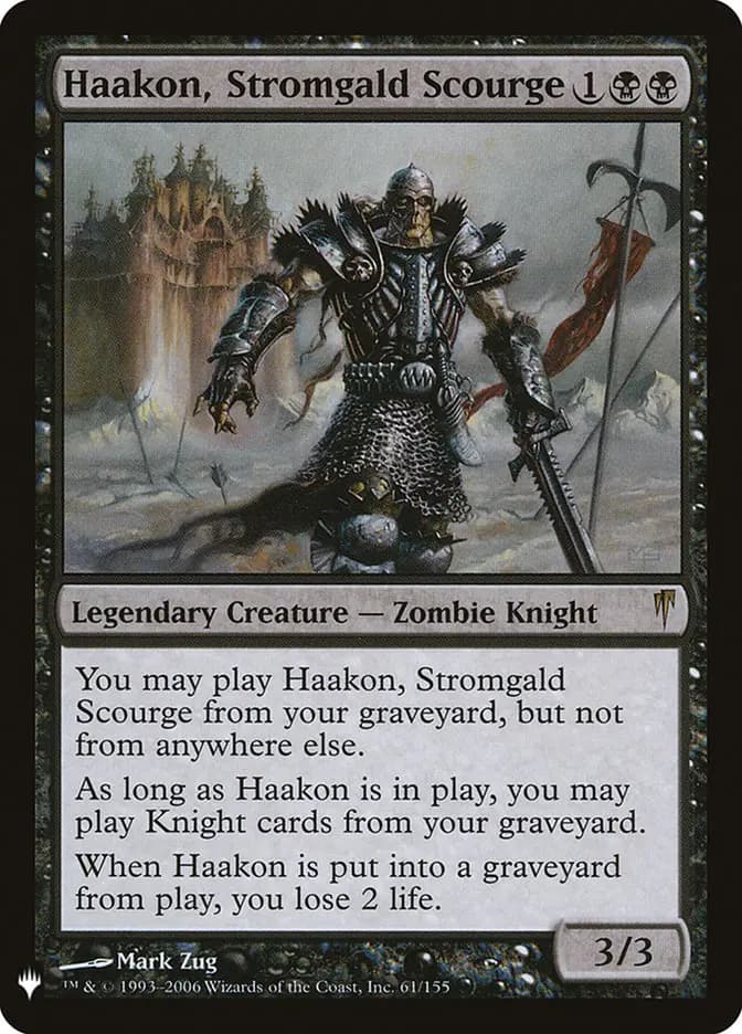 Card image of Haakon, Stromgald Scourge