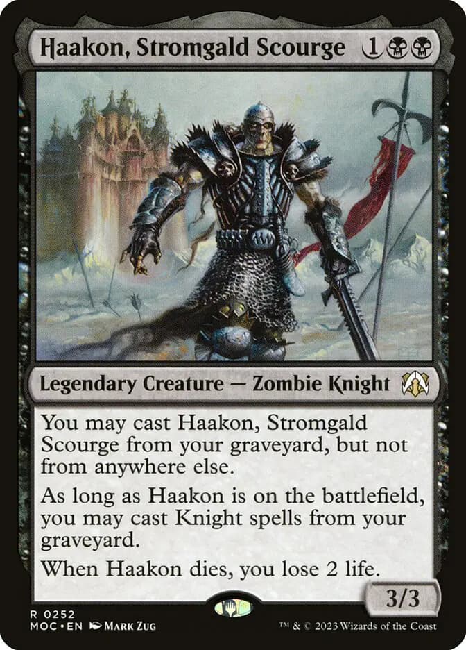 Card image of Haakon, Stromgald Scourge