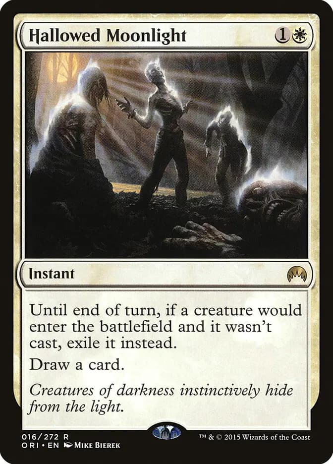 Card image of Hallowed Moonlight