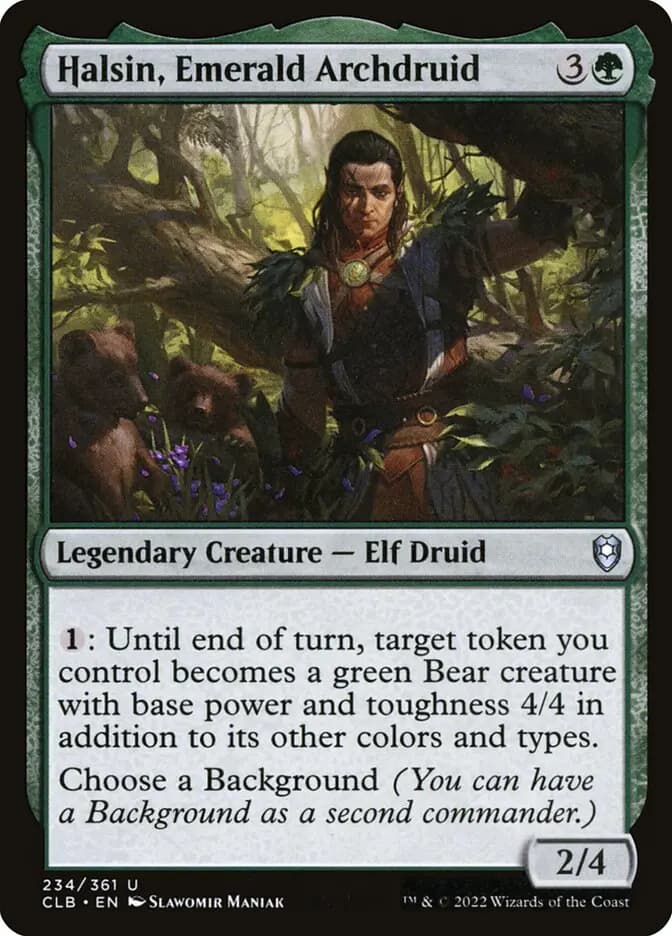 Card image of Halsin, Emerald Archdruid
