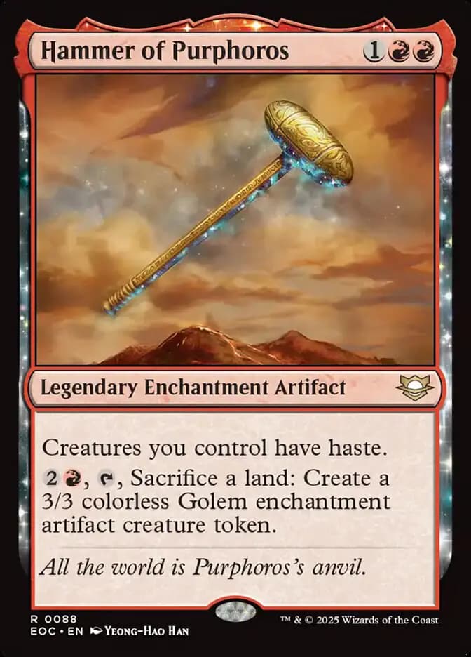 Card image of Hammer of Purphoros