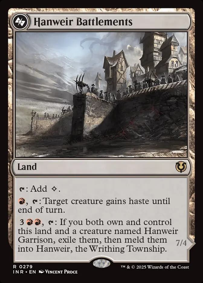 Card image of Hanweir Battlements