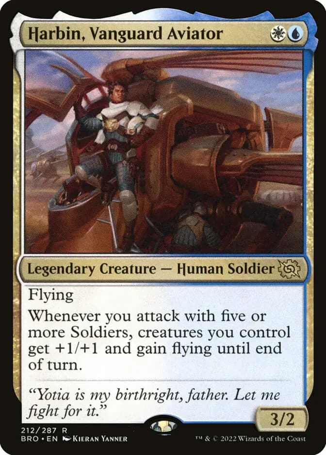 Card image of Harbin, Vanguard Aviator