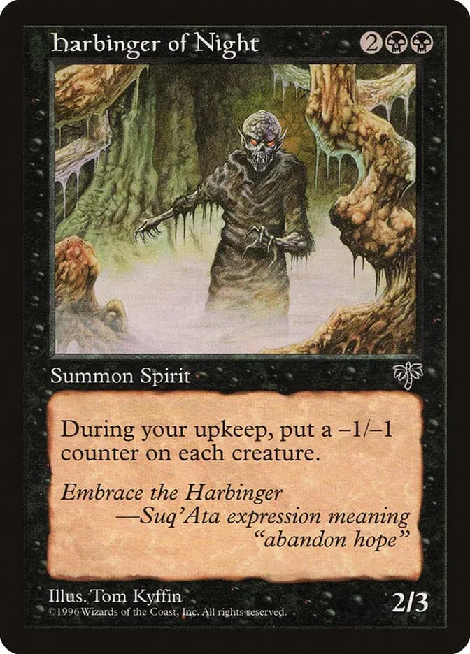 Card image of Harbinger of Night