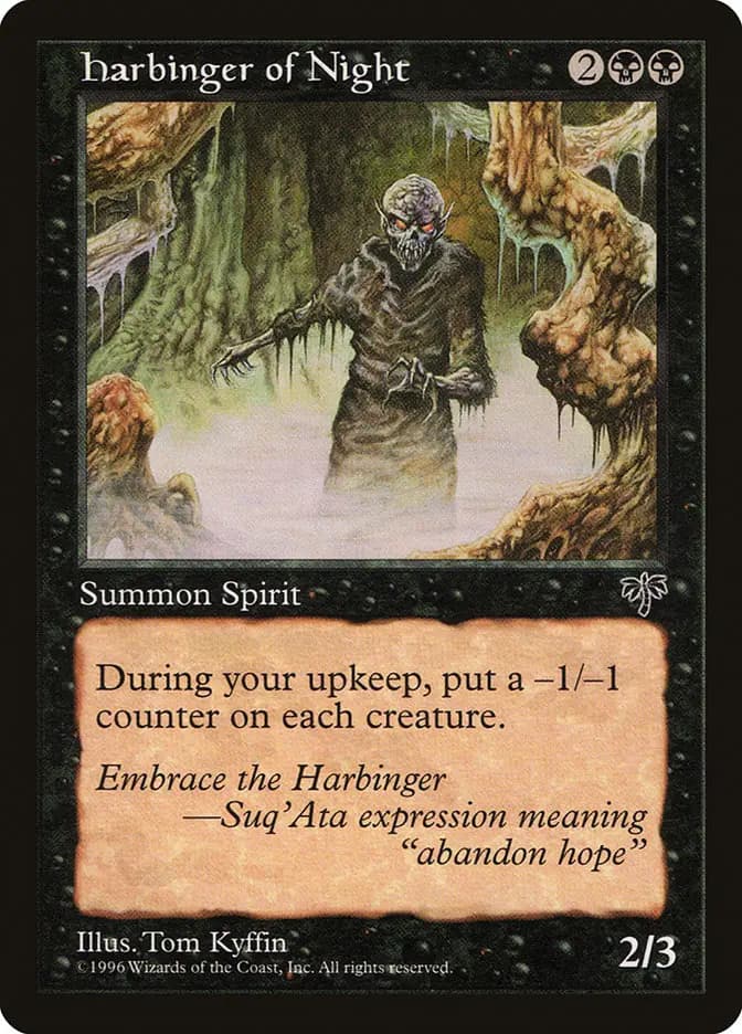 Card image of Harbinger of Night