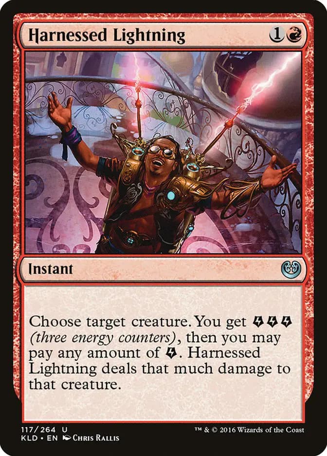 Card image of Harnessed Lightning