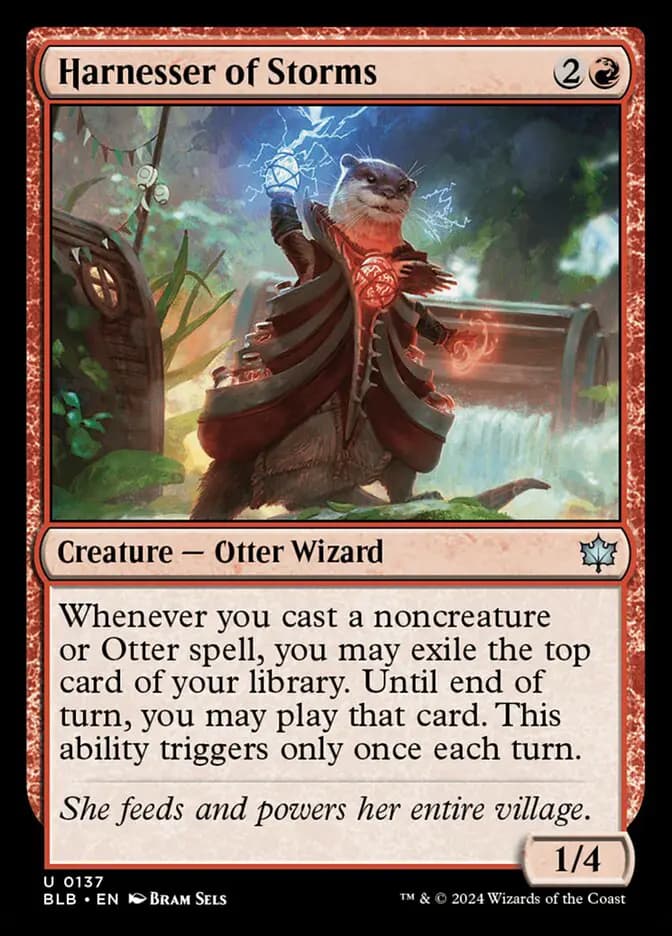 Card image of Harnesser of Storms