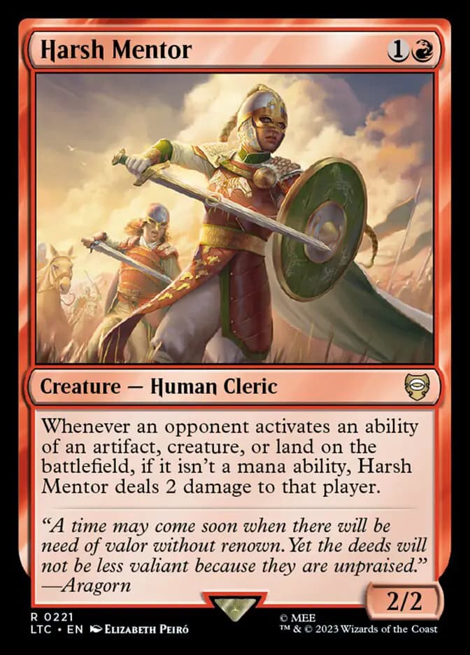 Card image of Harsh Mentor